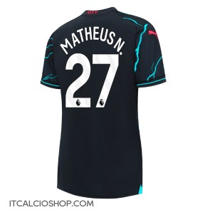 Manchester City Matheus Nunes #27 Terza Maglia Femmina 2023-24 Manica Corta